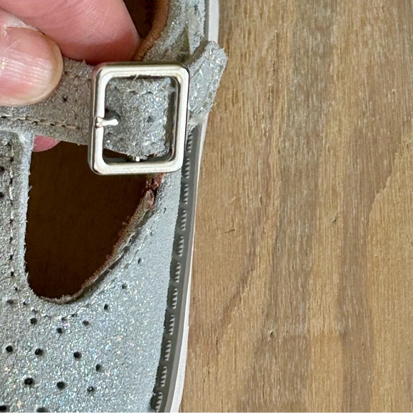 Stride Rite Nell Silver Mary Jane Flat - Picture 9 of 15